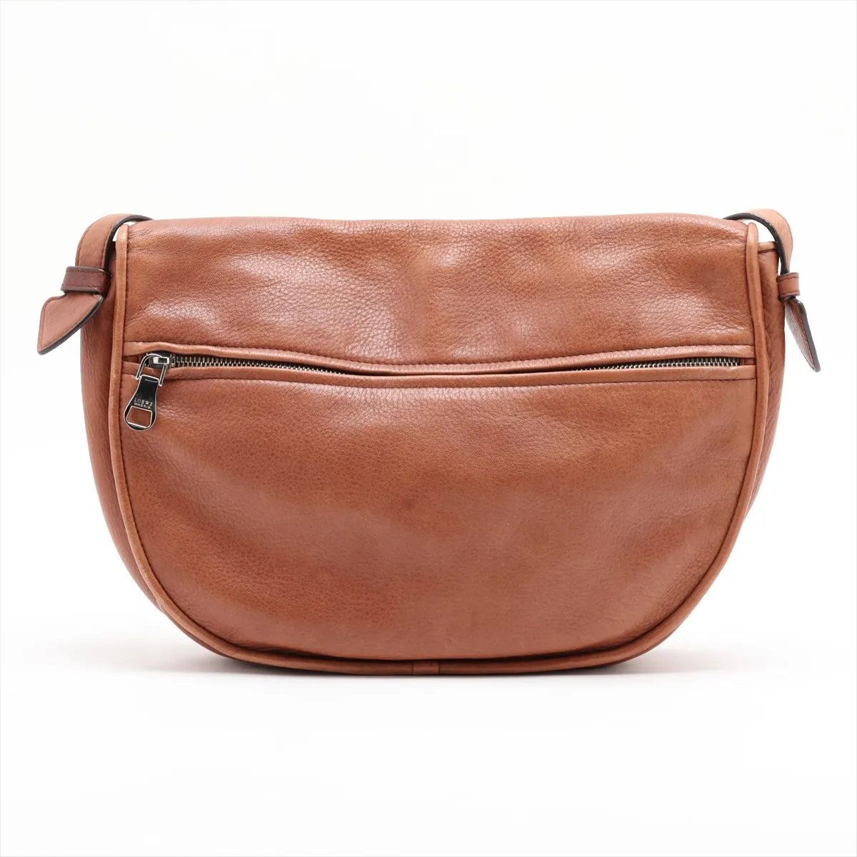 Loewe Leather Shoulder Bag Crossbody Brown — view 2