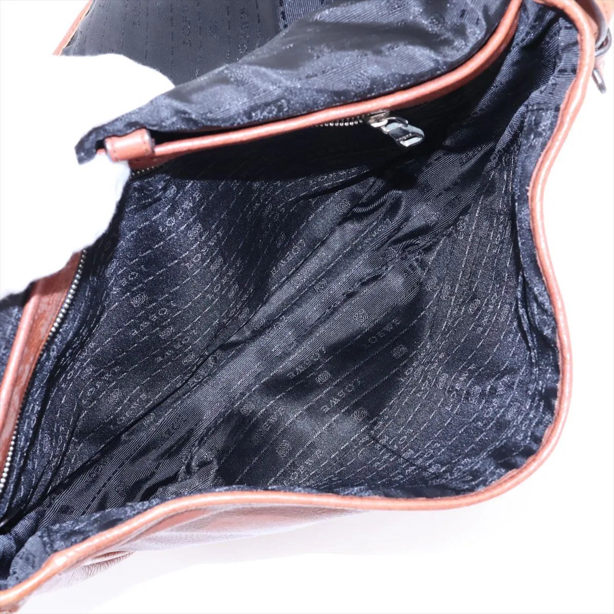 Loewe Leather Shoulder Bag Crossbody Brown — view 6