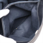 Gucci GG Canvas Leather Shoulder Bag Hand Tote Black — view 8