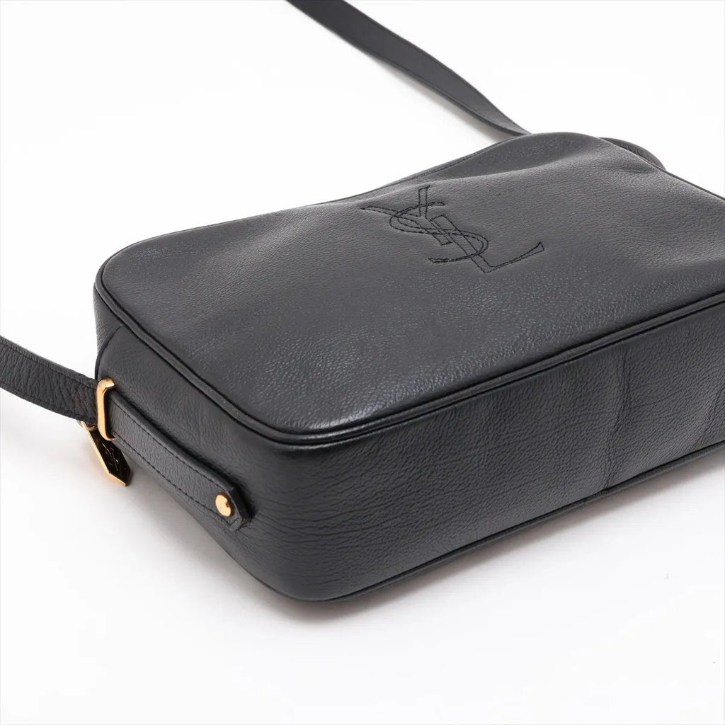 Saint Laurent YSL Leather Shoulder Bag Crossbody Black — view 4