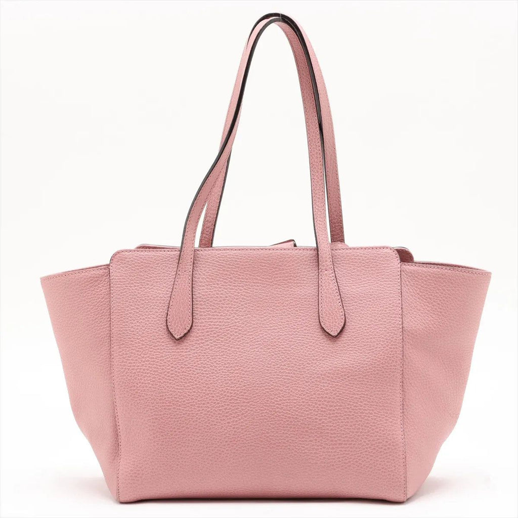 Gucci Swing Leather Tote Bag Shoulder — view 2