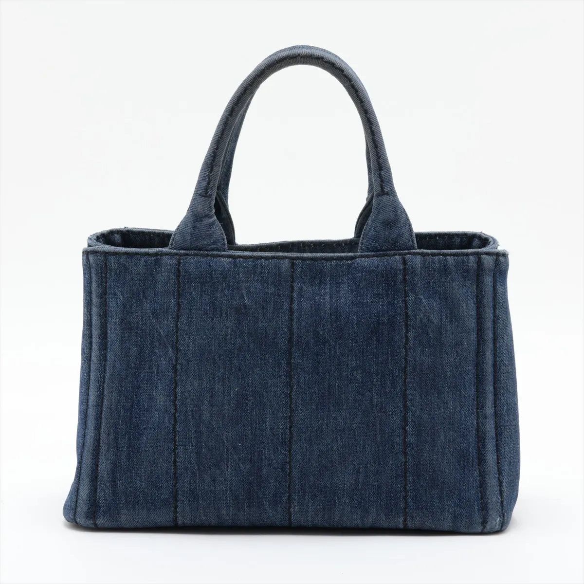 Prada Canapa Denim Blue 2-Way Shoulder Bag Crossbody Hand — view 2