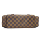 Louis Vuitton Shoulder Bag Reporter Melville Damier Ebene Canvas Gold — view 4