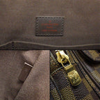 Louis Vuitton Shoulder Bag Reporter Melville Damier Ebene Canvas Gold — view 7