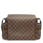 Louis Vuitton Shoulder Bag Reporter Melville Damier Ebene Canvas Gold — view 2