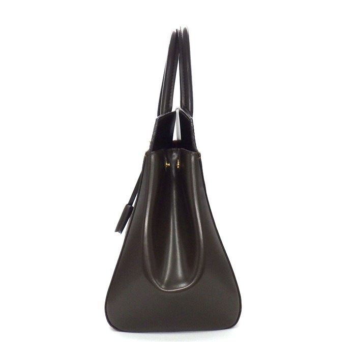 Louis Vuitton Handbag Rivoli MM Brown Damier Ebene Canvas Leather Gold — view 3