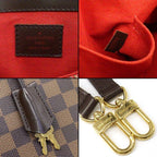 Louis Vuitton Handbag Rivoli MM Brown Damier Ebene Canvas Leather Gold — view 7