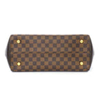 Louis Vuitton Handbag Rivoli MM Brown Damier Ebene Canvas Leather Gold — view 4