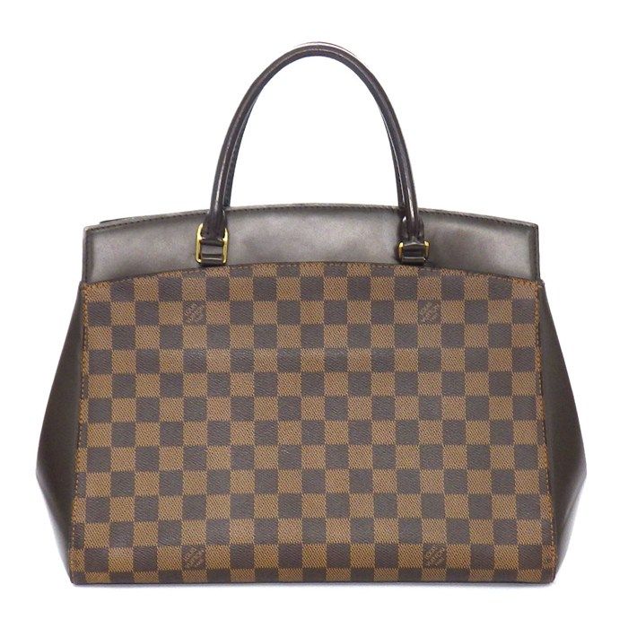 Louis Vuitton Handbag Rivoli MM Brown Damier Ebene Canvas Leather Gold — view 2
