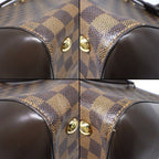 Louis Vuitton Handbag Rivoli MM Brown Damier Ebene Canvas Leather Gold — view 8