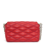 Louis Vuitton Shoulder Bag Maltage Rouge Lambskin Silver — view 2