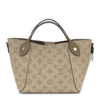 Louis Vuitton 2-Way Shoulder Bag 3way Hina PM Galet Mahina Leather Silver — view 2