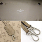 Louis Vuitton 2-Way Shoulder Bag 3way Hina PM Galet Mahina Leather Silver — view 7