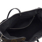 Louis Vuitton Shoulder Bag Carryall Cargo Vibe PM Black Lambskin Silver — view 6