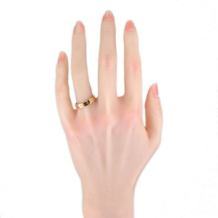 Gucci Ring Icon Interlocking G GG Logo 18k Pink Gold — view 6
