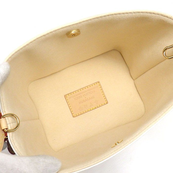 Louis Vuitton Handbag LV x Takashi Murakami All in BB Blanc Monogram Multicolor — view 5