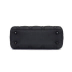 Dior Handbag Lady Dior Mini Black Cannage Ultra Matte Calfskin — view 4