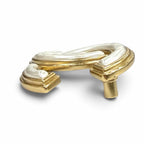 Chanel CC Logo Eco Pearl Brooch White Gold — view 4