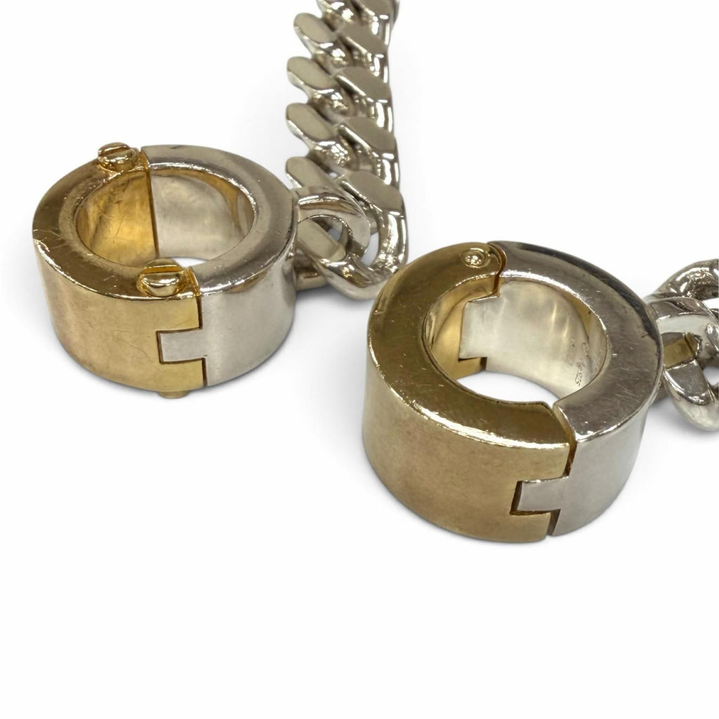 Bottega Veneta Chain Necklace Silver Gold — view 7