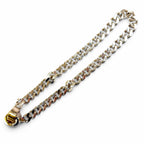 Bottega Veneta Chain Necklace Silver Gold — view 5