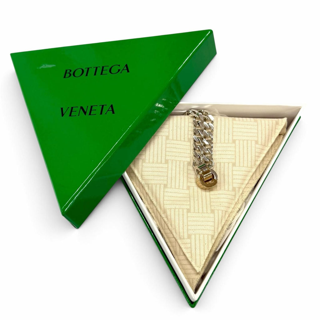 Bottega Veneta Chain Necklace Silver Gold — view 2