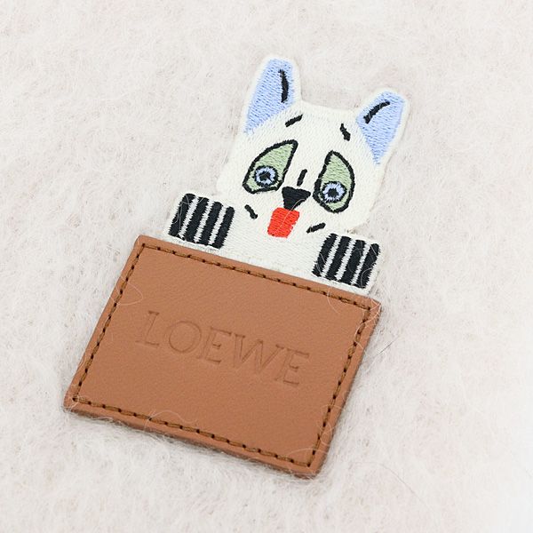 Loewe Lewis Wayne Futurist Cat Scarf Mohair & Wool Blend — view 2