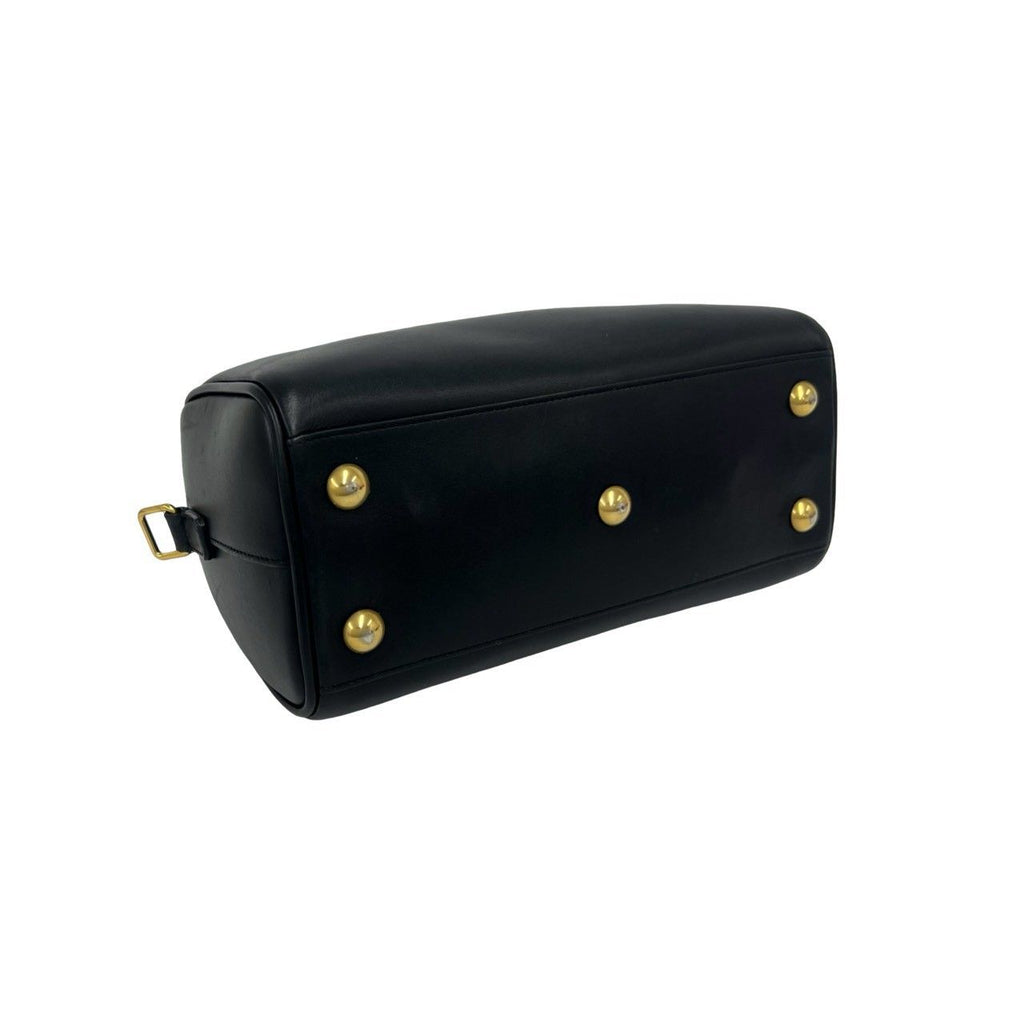 Saint Laurent Paris Baby Cabas Leather 2-Way Shoulder Bag Black — view 7