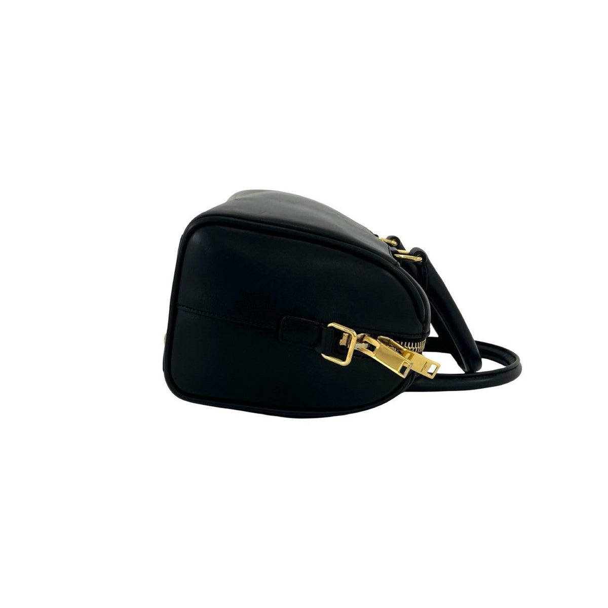 Saint Laurent Paris Baby Cabas Leather 2-Way Shoulder Bag Black — view 6