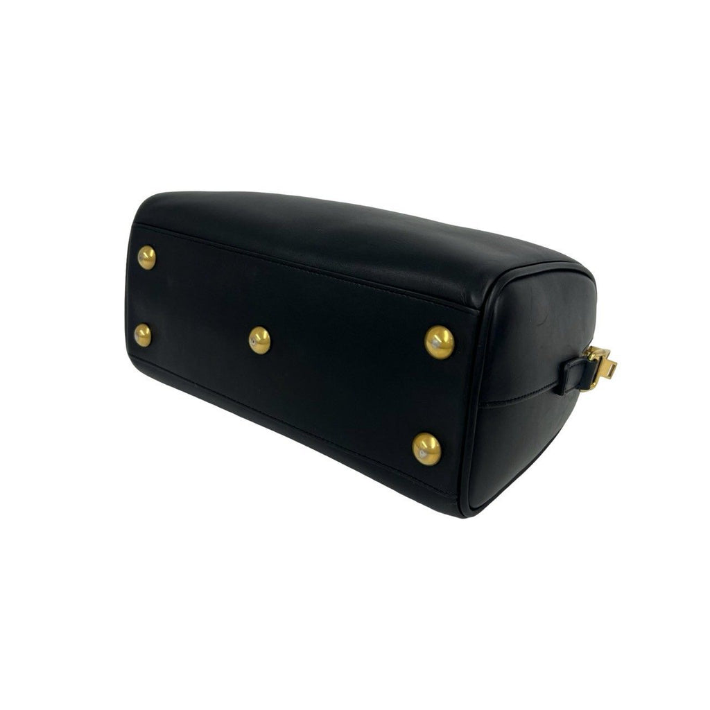 Saint Laurent Paris Baby Cabas Leather 2-Way Shoulder Bag Black — view 8