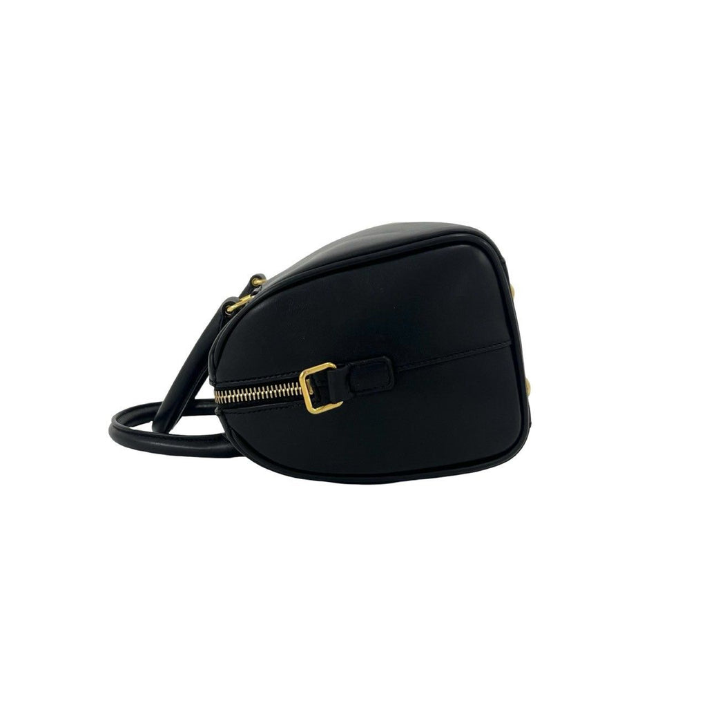 Saint Laurent Paris Baby Cabas Leather 2-Way Shoulder Bag Black — view 5