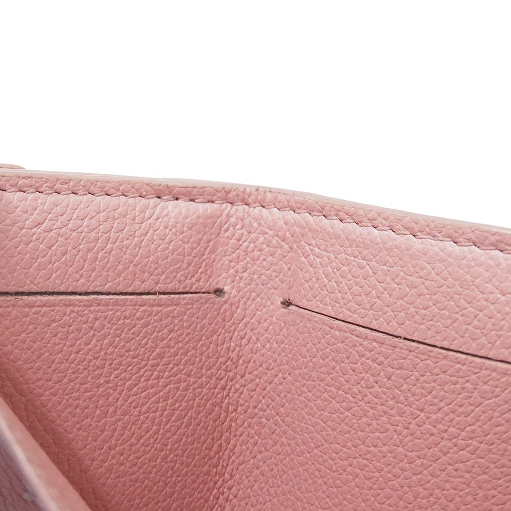 Louis Vuitton Wallet Trifold Portefeuille Lock Mini Taurillon Leather Pastel — view 8