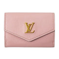 Louis Vuitton Wallet Trifold Portefeuille Lock Mini Taurillon Leather Pastel