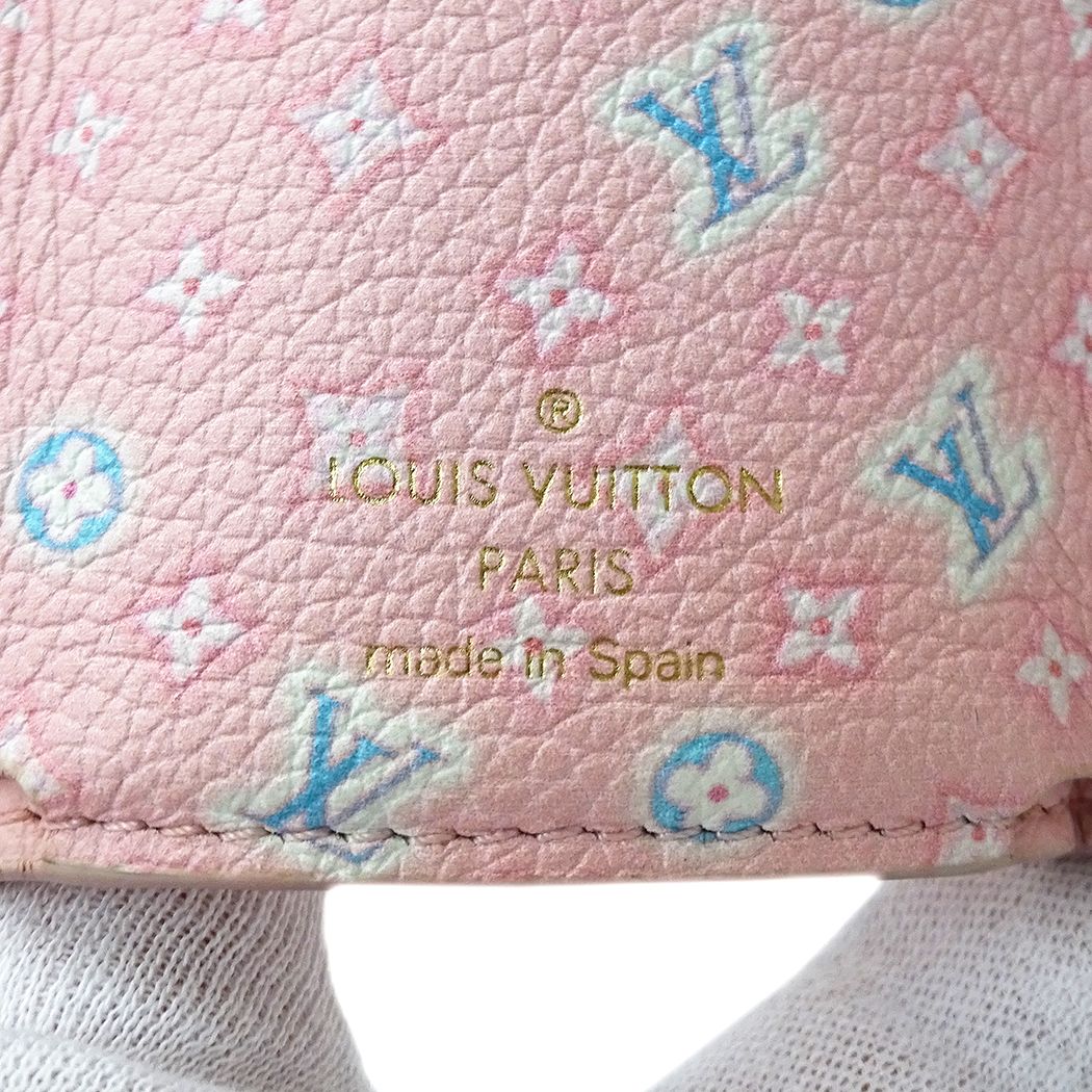 Louis Vuitton Wallet Trifold Portefeuille Lock Mini Taurillon Leather Pastel — view 5