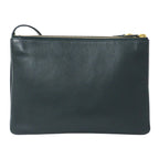 Celine Shoulder Bag Trio Large Leather Green Pochette Small — view 2