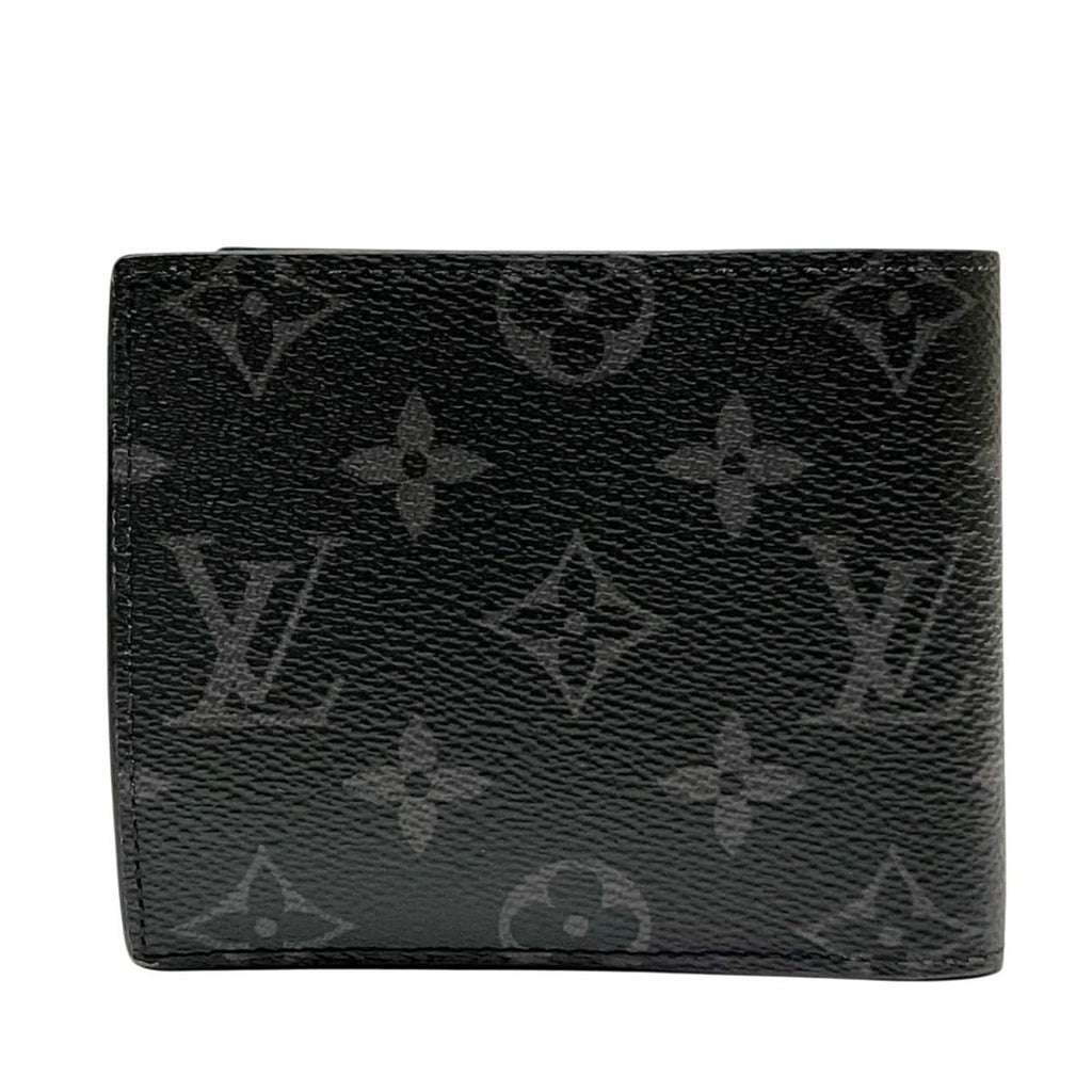 Louis Vuitton Portefeuille Marco MN Monogram Eclipse Bifold Wallet Canvas — view 2