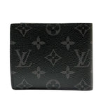 Louis Vuitton Portefeuille Marco MN Monogram Eclipse Bifold Wallet Canvas — view 2
