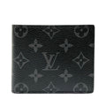 Louis Vuitton Portefeuille Marco MN Monogram Eclipse Bifold Wallet Canvas