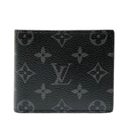 Louis Vuitton Portefeuille Marco MN Monogram Eclipse Bifold Wallet Canvas