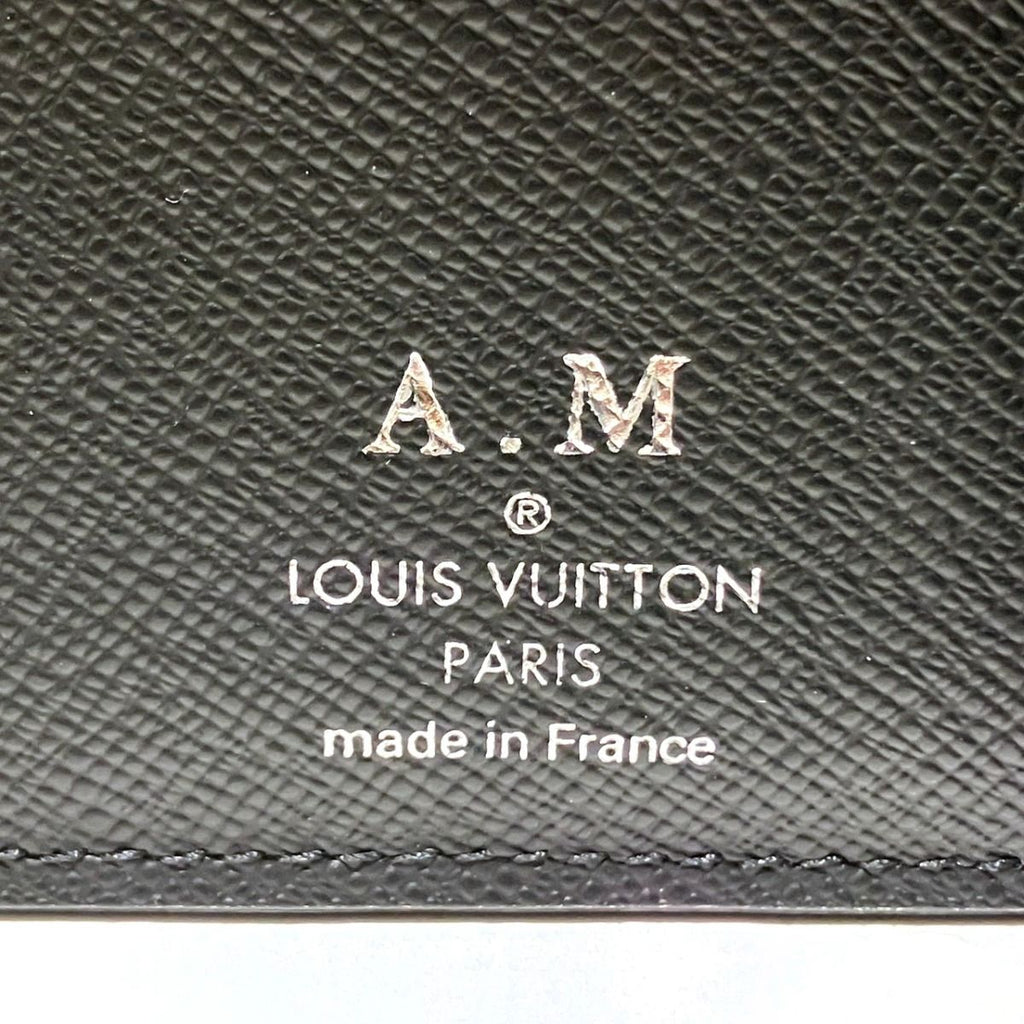 Louis Vuitton Portefeuille Marco MN Monogram Eclipse Bifold Wallet Canvas — view 4