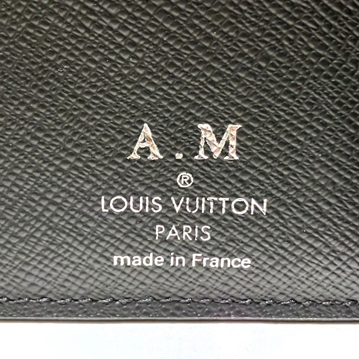 Louis Vuitton Portefeuille Marco MN Monogram Eclipse Bifold Wallet Canvas — view 4