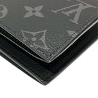 Louis Vuitton Portefeuille Marco MN Monogram Eclipse Bifold Wallet Canvas — view 8
