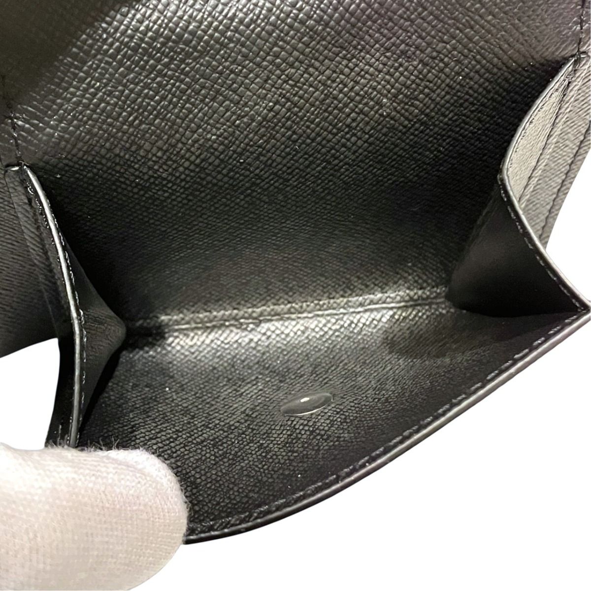 Louis Vuitton Portefeuille Marco MN Monogram Eclipse Bifold Wallet Canvas — view 6
