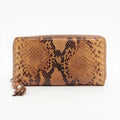 Gucci Bamboo Tassel Python Leather Wallet Zip Around
