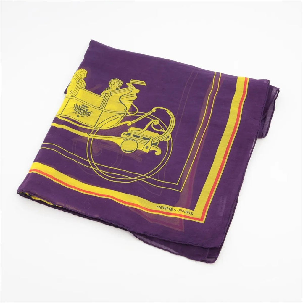 Hermes Ex-Libris Silk Scarf
