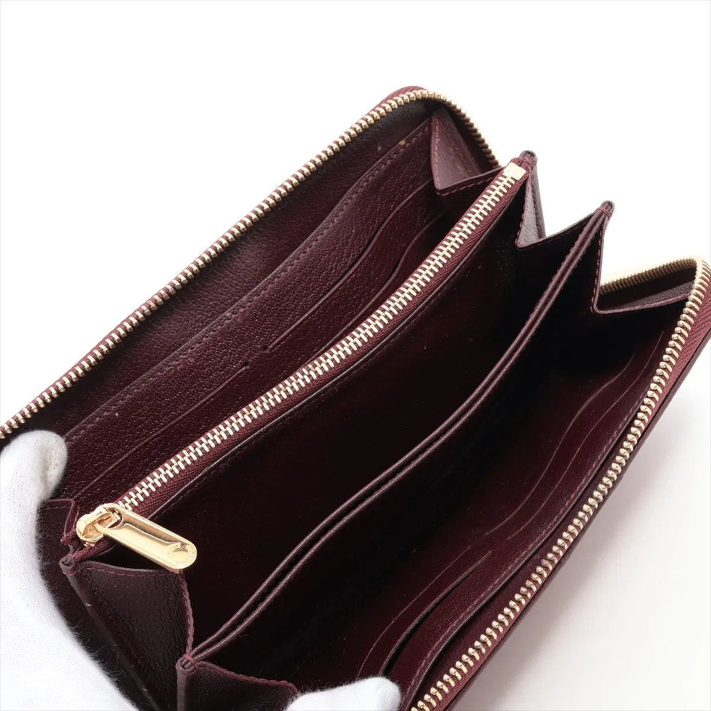 Louis Vuitton Zippy Wallet Ostrich Leather Zip Around — view 3