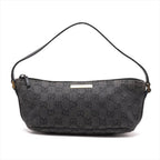 Gucci GG Denim Leather Handbag Black