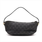 Gucci GG Denim Leather Handbag Black — view 2