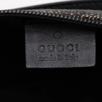 Gucci GG Denim Leather Handbag Black — view 8