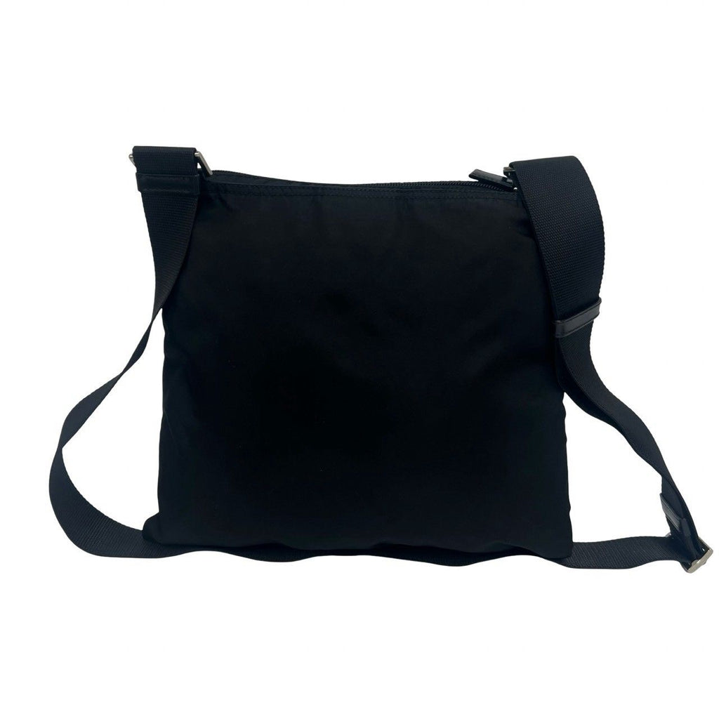 Prada Triangle Logo Tessuto Pocono Nylon Mini Shoulder Bag Pochette Crossbody — view 3