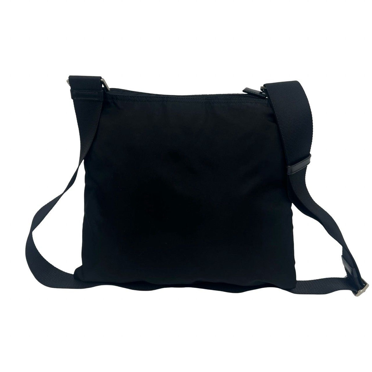 Prada Triangle Logo Tessuto Pocono Nylon Mini Shoulder Bag Pochette Crossbody — view 3